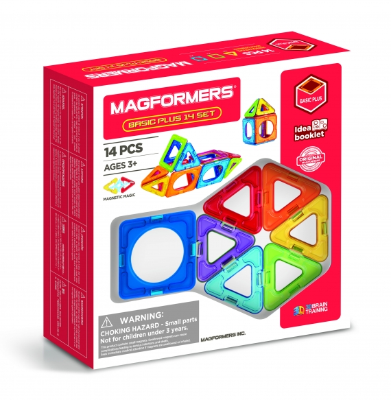 

Магнитный конструктор Magformers Базовый Плюс, 14 эл. (715013)