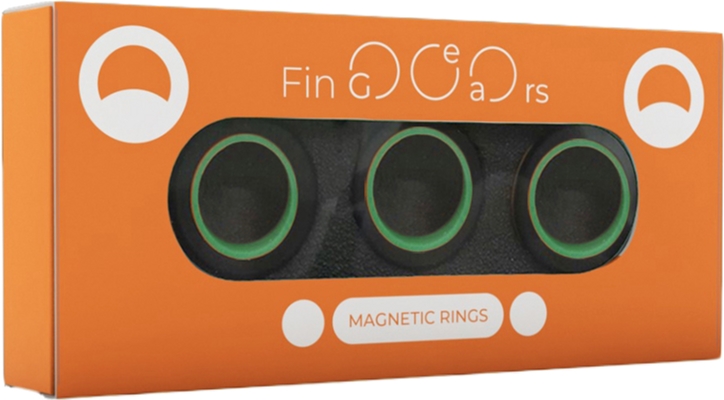 

Магнитные кольца FinGears Magnetic Rings Sets Size M Black-Green (FG380MBLKGR)