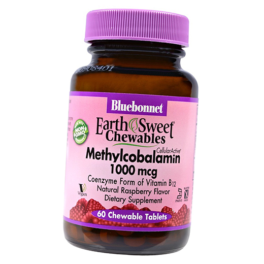 

Bluebonnet Nutrition Methylcobalamin 1000 60таб Малина (36393036)
