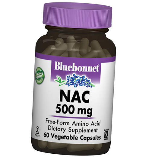 

Антиоксидант Bluebonnet Nutrition NAC 500 60вегкапс (70393001)