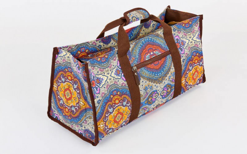 

Сумка для фитнеса и йоги Yoga bag DoYourYoga FI-6971-1 Blue/Orange (PS00681)