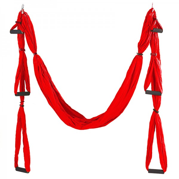 

Гамак для йоги с ручками SP-Planeta Antigravity Yoga FI-5323 Red ( PS00995)
