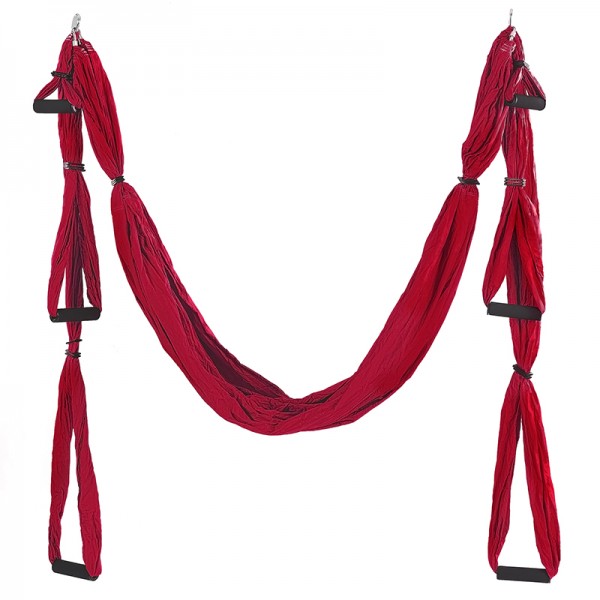 

Гамак для йоги с ручками SP-Planeta Antigravity Yoga FI-5323 Burgundy (PS01000)