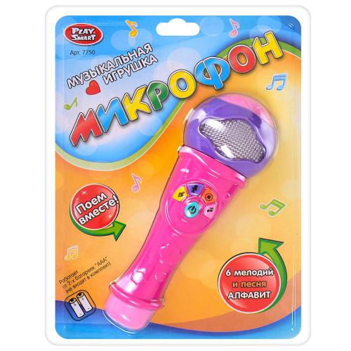 

Музыкальный инструмент Микрофон Play Smart 7750 Розово-фиолетовый (TRE00057)