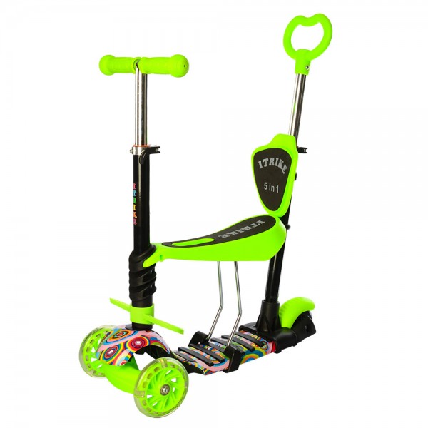 

Самокат iTrike JR 3-058-K Green (BI0000566)