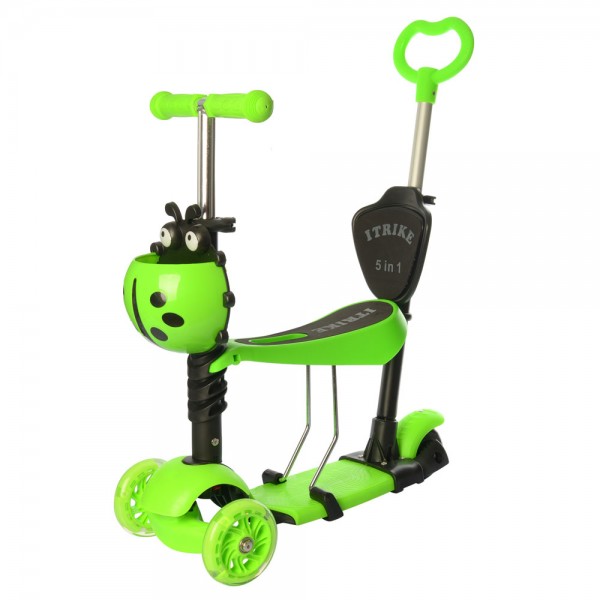

Самокат iTrike JR 3-068-A green (BI0000553)