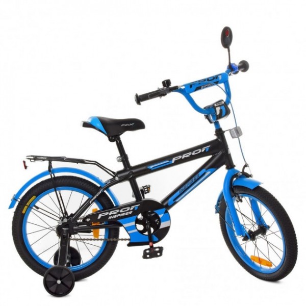 

Велосипед PROFI Inspirer 16" SY1653 Black / Blue (MAN00058)