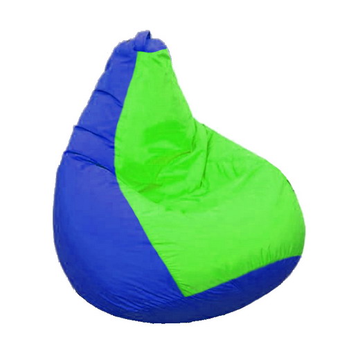 

Кресло мешок Altan XXL 130*100 см с внутренним чехлом. Цвет синий с салатовым.