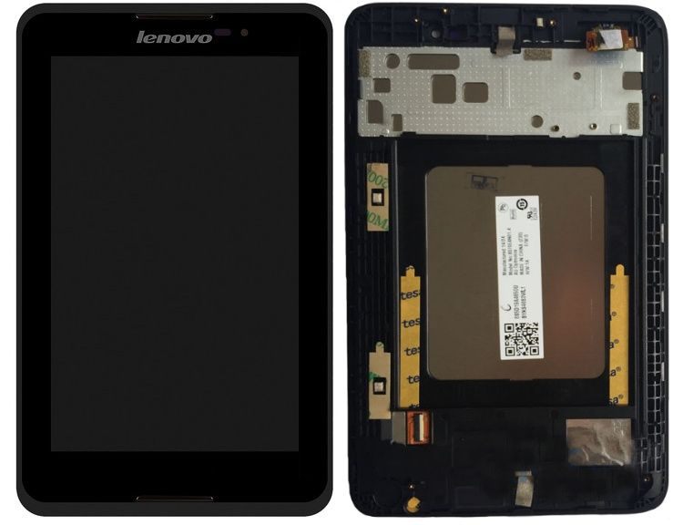 

Дисплей + сенсор (модуль) Lenovo A3500 IdeaTab черный + рамка