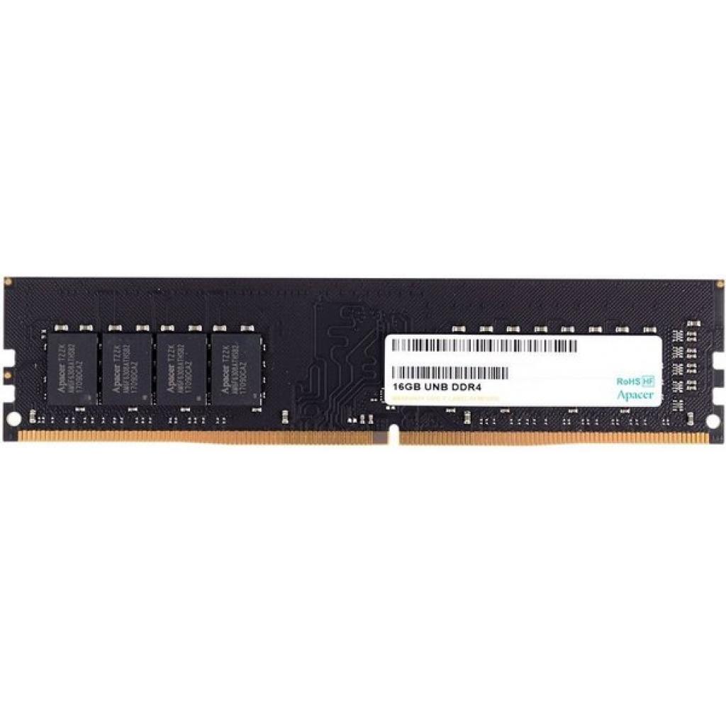 

Модуль пам'яті для комп'ютера DDR4 16GB 2400 MHz Apacer (EL.16G2T.GFH)