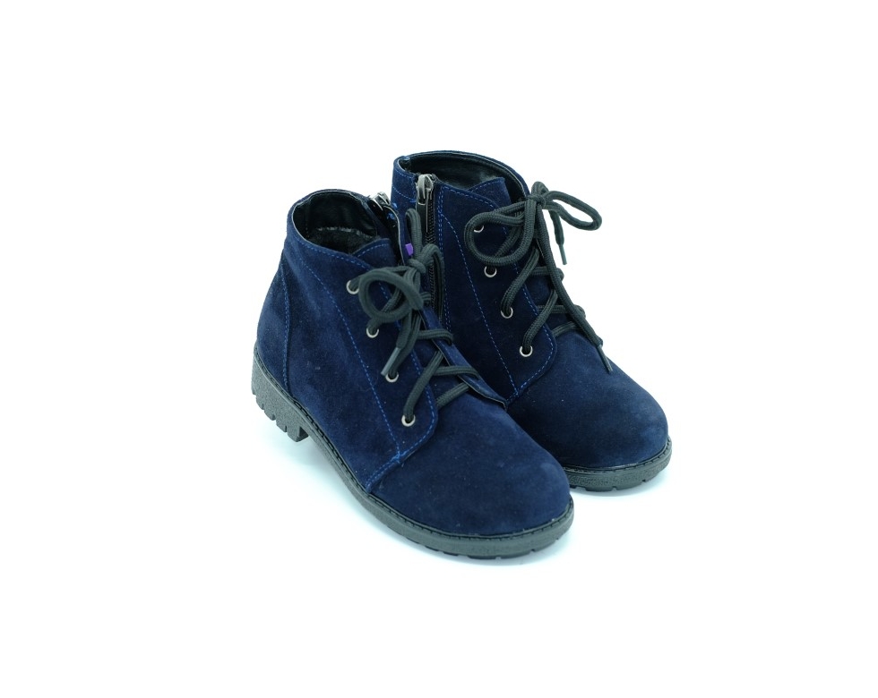 

Ботинки Jordan 35(р) синие замша с мехом (099)