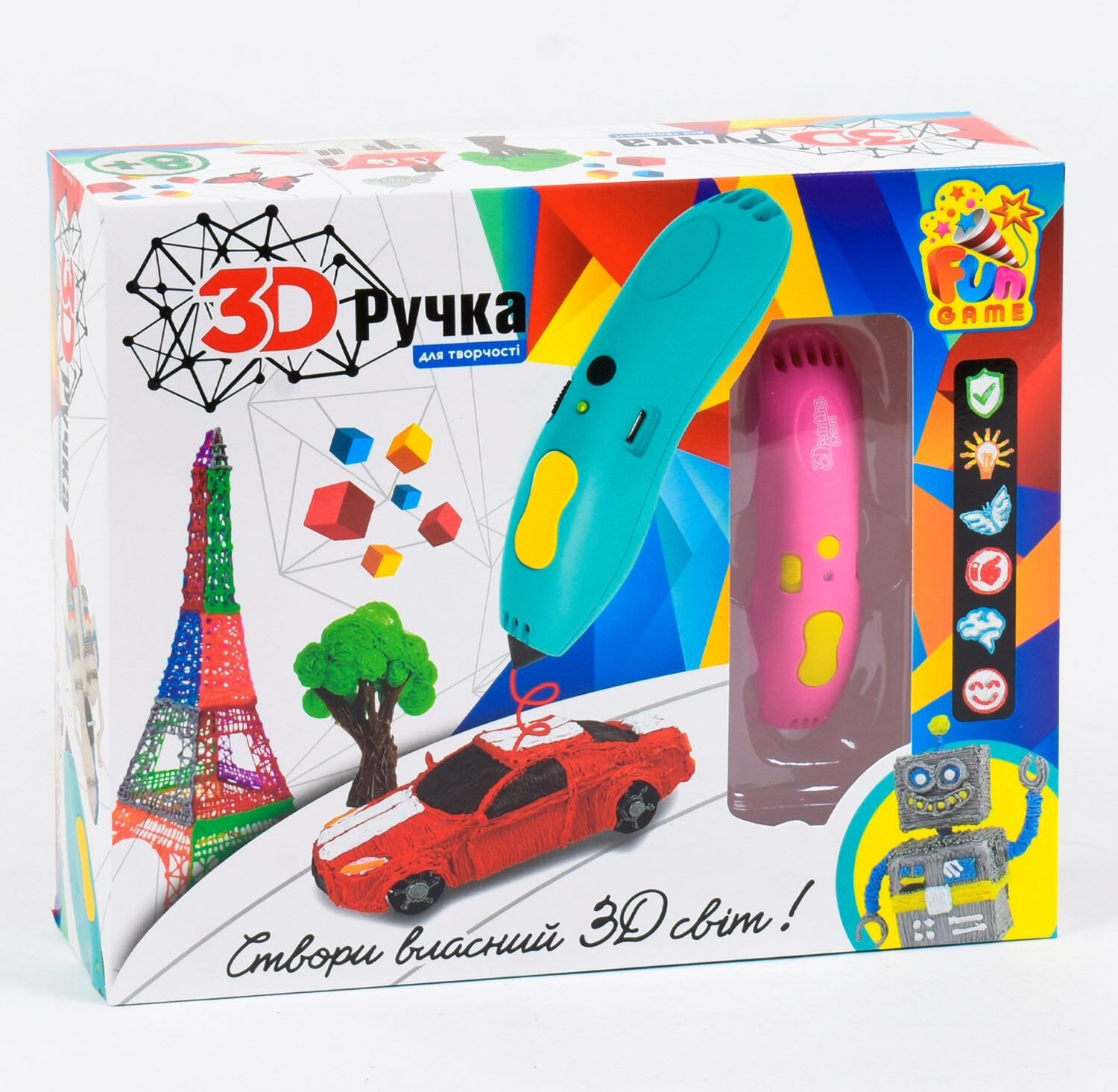 

3D ручка FUN GAME (7424) Розовый