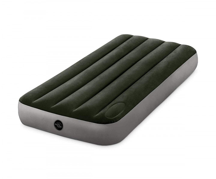 

Надувной матрас Intex 64761, 99 x 191 x 25 см с встроенным ножным насосом Зеленый (bint_64761)