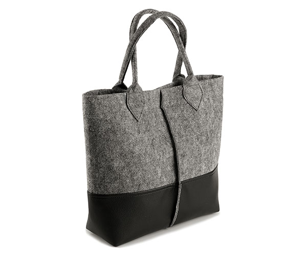 

Сумка FeltFabricDesign из войлока серая ВМ12-3(0018)
