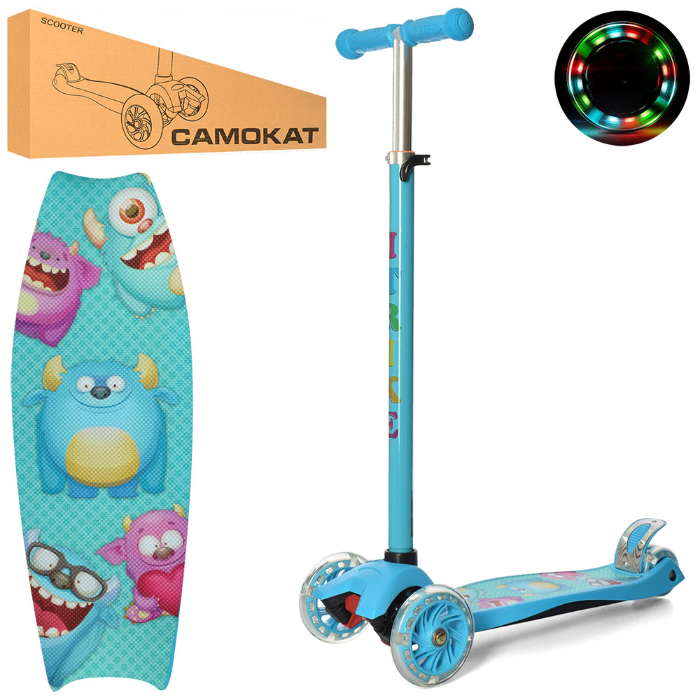 

Самокат iTrike MAXI JR 3-055-1-BL синий