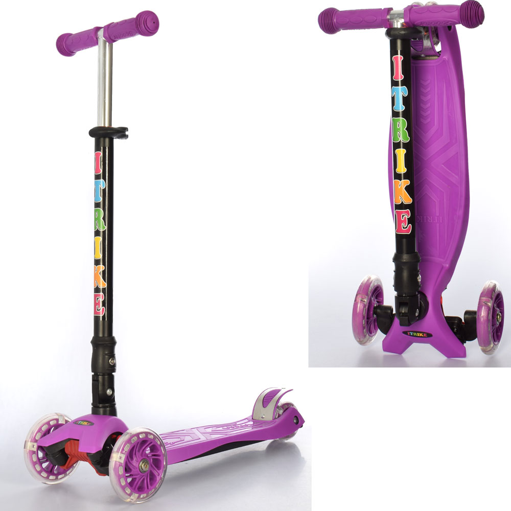 

Самокат iTrike MAXI JR 3-003-1-V фиолетовый