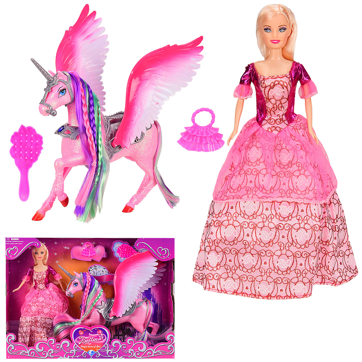 

Кукла с единорогом Bellina (68240)