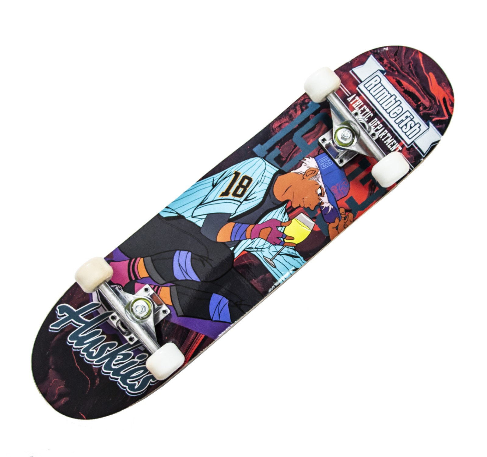 

Скейтборд Huskies Glass Rumble Fish 79х20 см Разноцветный 000114369