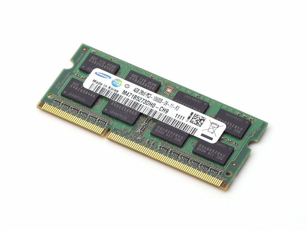 

Оперативная память Samsung SODIMM DDR3-1333 4096MB PC3-10600 (M471B5273DM0-CH9)