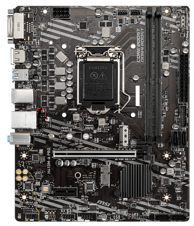 

Материнская плата MSI H410M-A Pro (s1200, Intel H410, PCI-Ex16)