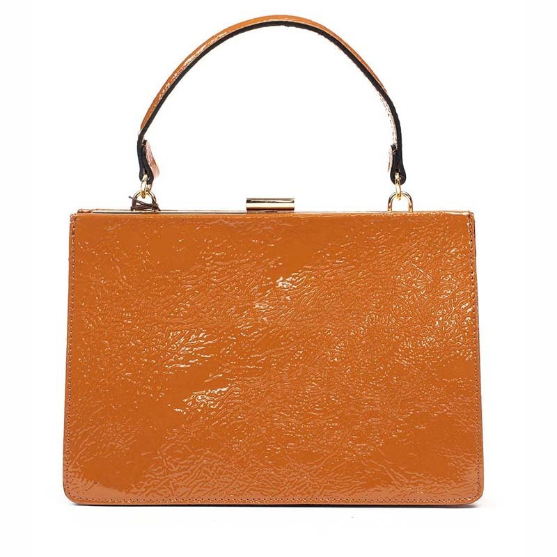 

Женская кожаная сумка Italian Bags Коньячный