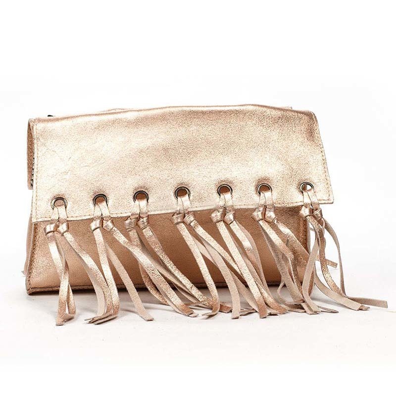 

Клатч кожаный Italian Bags Розовый