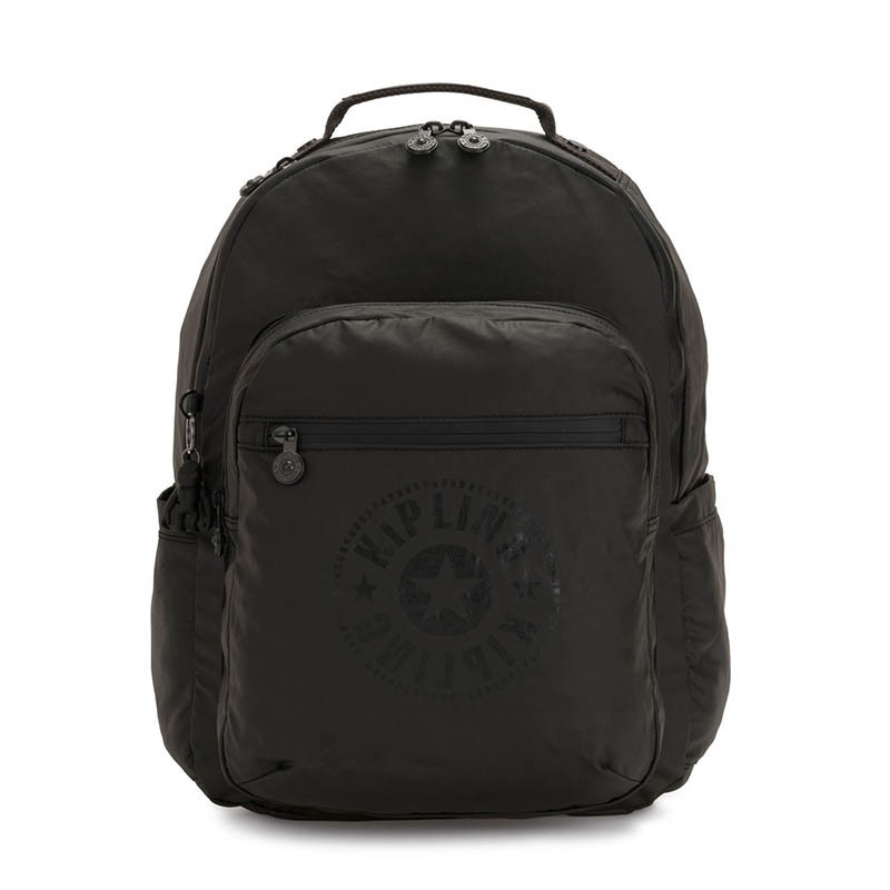 

Городской рюкзак Kipling Seoul Raw Black с отд. д/ноутбука 15" 27л