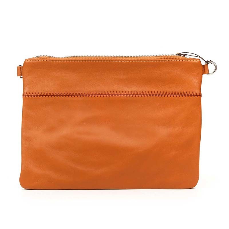 

Клатч кожаный Italian Bags Коньячный