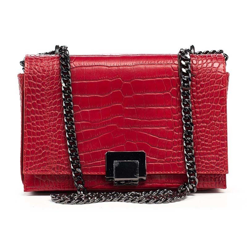 

Клатч кожаный Italian Bags Красный