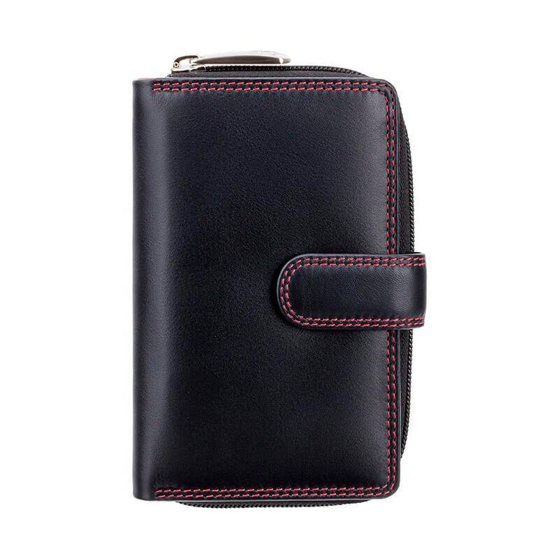 

Кошелек женский кожаный Visconti Ruby Black/Red (CD22 BLK/RED)