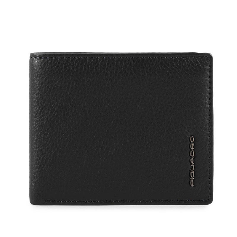 

Портмоне Piquadro Modus Restyling Black с отдел. для монет с RFID защитой