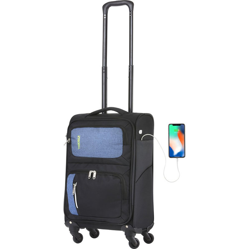 

Чемодан TravelZ Triple Pocket S Black (927260)