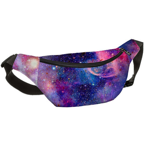 

Сумка на пояс бананка Bumbag Presentville Космос 27х16 см