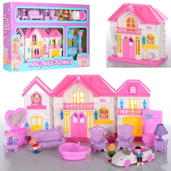 

Кукольный домик в наборе Bambi WD-922C-D