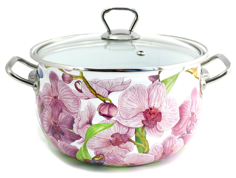 

Кастрюля 4 л 20 см Орхидея Interos 15116-20-O
