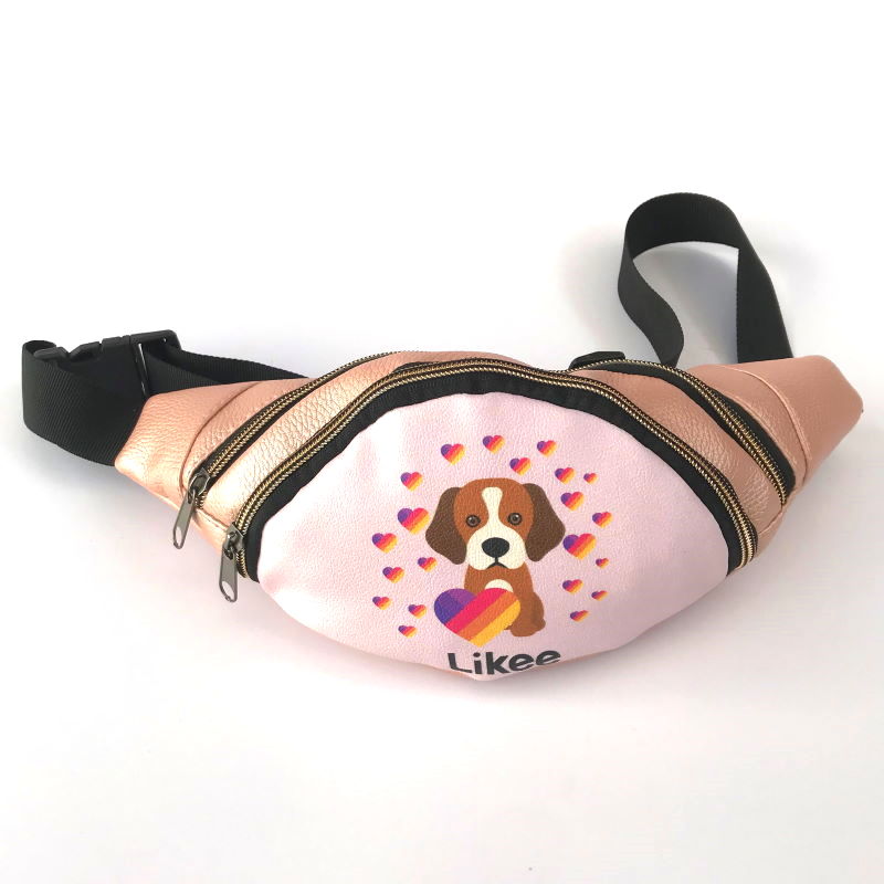 

Сумка Бананка на пояс Cappuccino Toys LIKEE 1533-bigl-2 розовая
