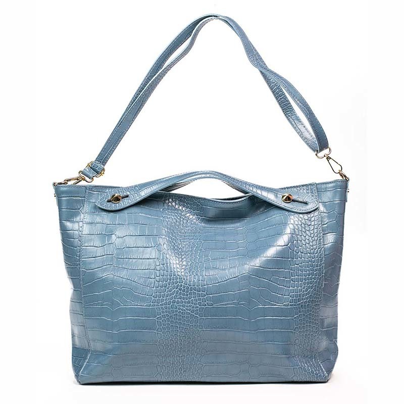 

Женская кожаная сумка Italian Bags Голубой