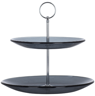 

Блюдо двухъярусное Viva MONACO 25 см BLACK (S3020T/M2-Black)