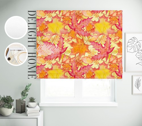 

Римская штора с фотопечатью 02-182 система Prestige I&H Джуси велюр 220*170 см