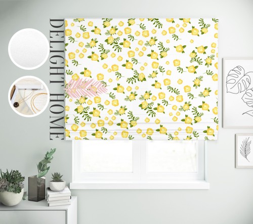 

Римская штора с фотопечатью 02-072 система Prestige I&H Джуси велюр 230*170 см