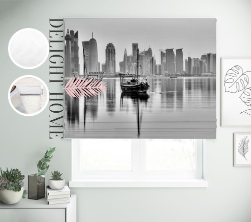 

Римская штора с фотопечатью 00-573 система Prestige I&H Джуси велюр 230*170 см