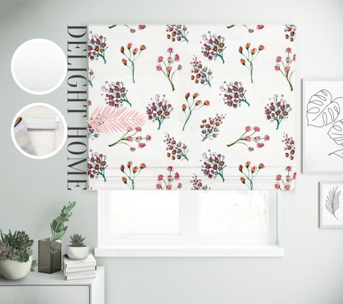 

Римская штора с фотопечатью 02-232 система Prestige I&H Джуси велюр 190*170 см