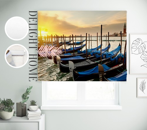 

Римская штора с фотопечатью 00-172 система Prestige I&H Джуси велюр 300*170 см