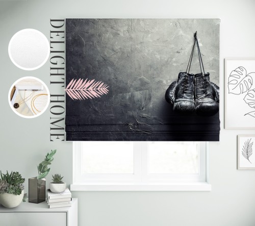 

Римская штора с фотопечатью 10-804 система Light I&H Джуси велюр 60*170 см