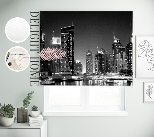 

Римская штора с фотопечатью 00-578 система Light I&H Джуси велюр 120*170 см