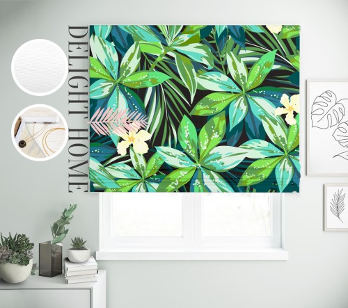

Римская штора с фотопечатью 02-196 система Light I&H Джуси велюр 60*170 см