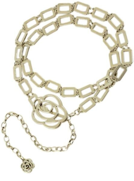 

Женский металлический пояс-цепочка Cintura (008818-04) 100 см.