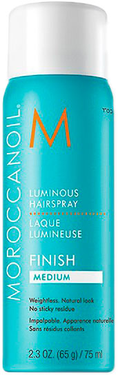 Акція на Лак для сияния волос Moroccanоil Luminous Hairspray Medium Finish средней фиксации 75 мл (7290011521851) від Rozetka UA