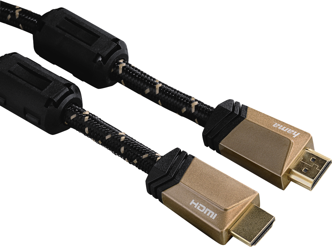 

Кабель Hama HDMI Premium AM/AM ферриты 3 м Black