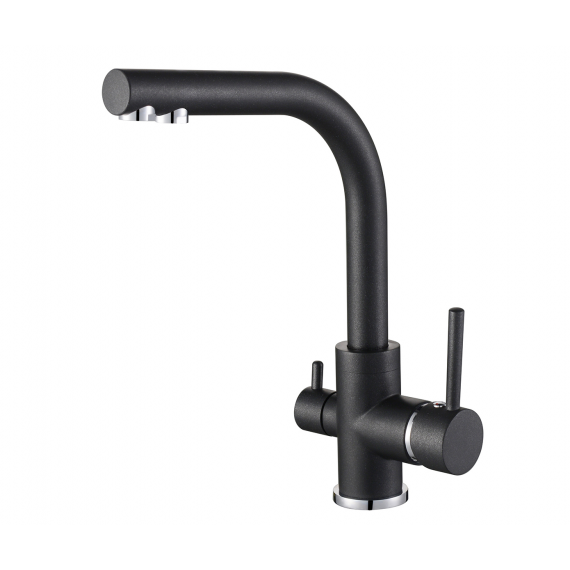 

Смеситель кухонный Aquasanita Akvaduo 2663 Black Metallic
